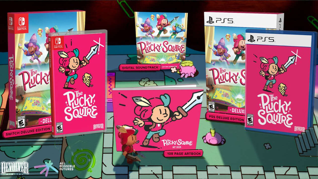 Os jogos físicos Plucky Squire e More Devolver são baratos para a Black Friday