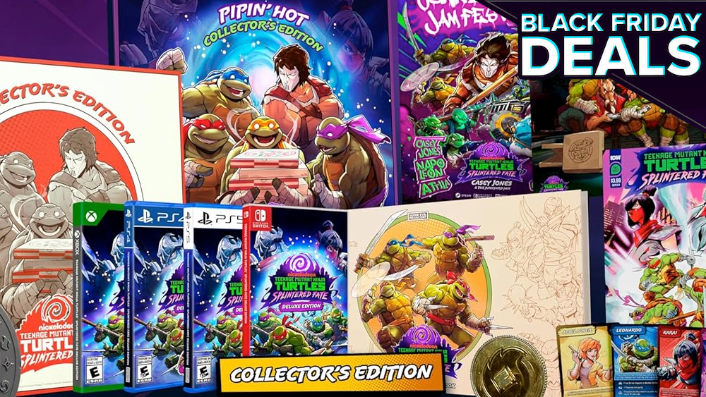 TMNT: Pré-encomenda da Splintered Fate Collector’s Edition ganha desconto antecipado na Black Friday