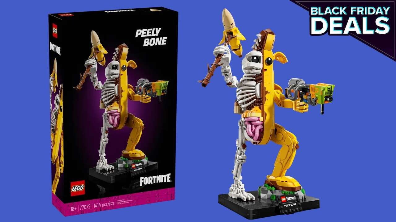 Lego Fortnite Peely Bone com desconto ao melhor preço de todos os tempos, aposentando-se em breve