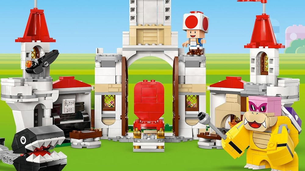 O conjunto de jogos Lego Mario de 738 peças do Castelo da Princesa Peach tem mais de 50% de desconto na Amazon