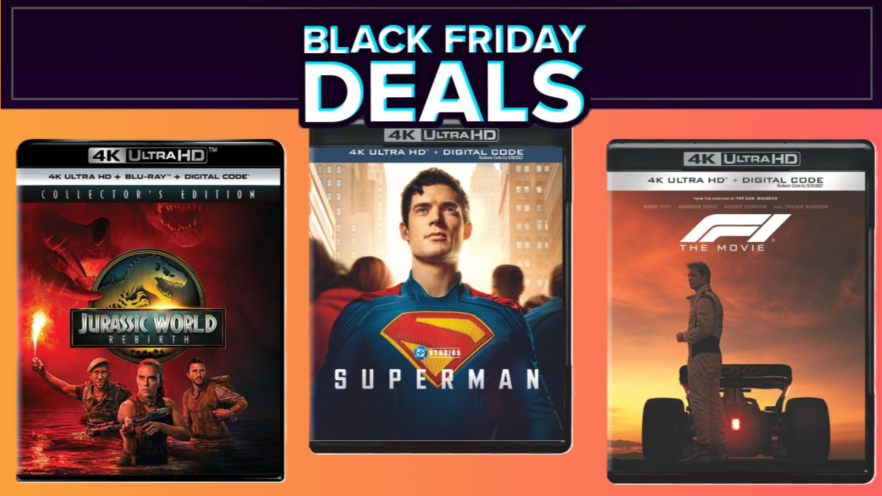Edições 4K Blu-Ray de Superman, F1 e Jurassic World Rebirth custam US $ 13 na Black Friday