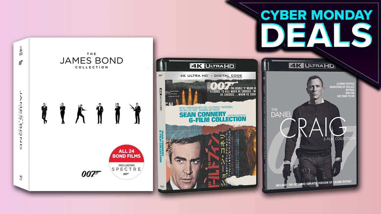 Ofertas da James Bond Cyber ​​​​Monday – 24 filmes por US $ 55, Blu-Rays 4K por US $ 13 e muito mais
