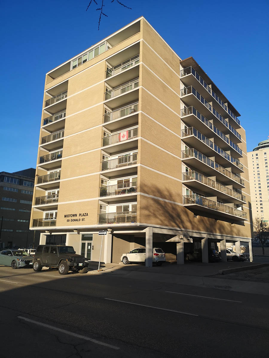 1960 – Midtown Plaza, No.59 Donald St., Winnipeg – Arquitetura de Winnipeg