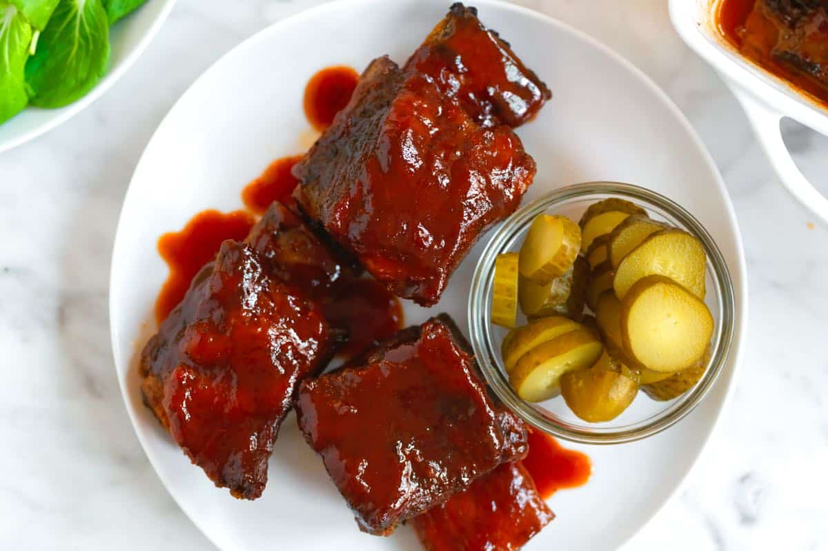 Receita de costela de carne assada no forno com osso
