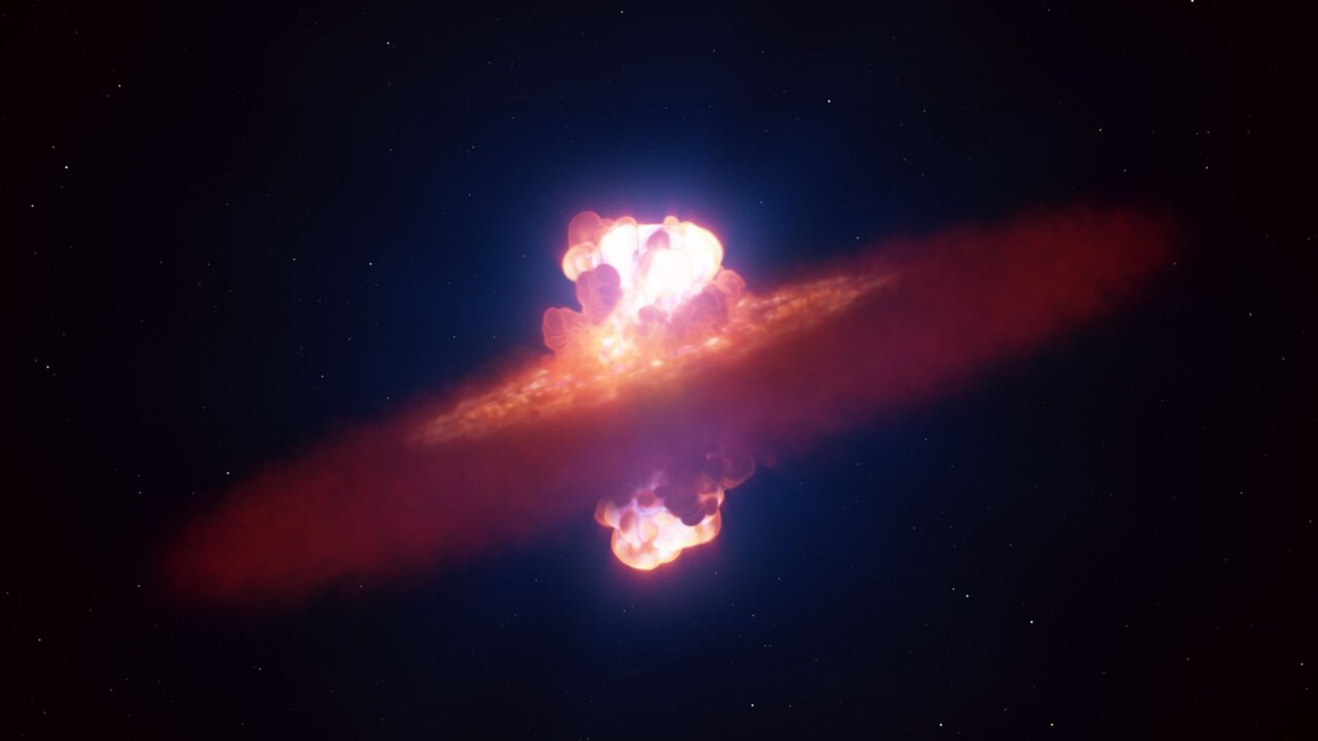 Cientistas observam onda de choque de supernova passar por uma estrela moribunda pela primeira vez