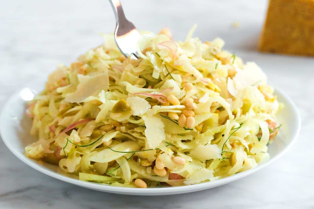 Receita perfeita de salada de erva-doce raspada