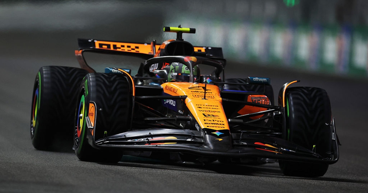 Norris conquista a pole do GP de Las Vegas após qualificação no molhado