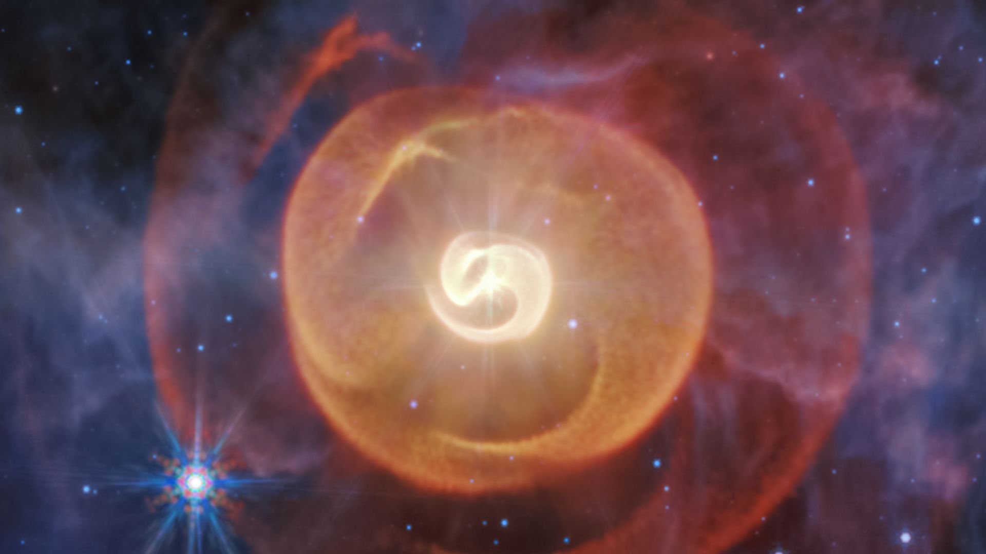 O Telescópio Espacial James Webb captura um sistema estelar triplo “único” que se parece com um embrião cósmico (imagem)
