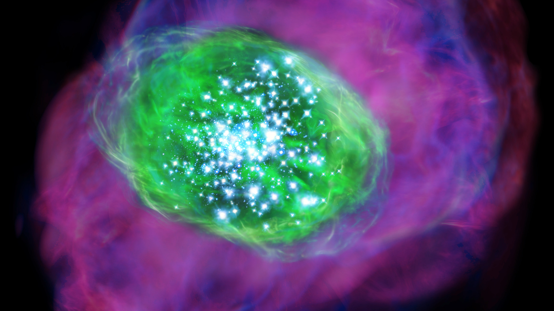 O Telescópio Espacial James Webb detecta uma galáxia bebê gasosa fazendo birra no início do universo