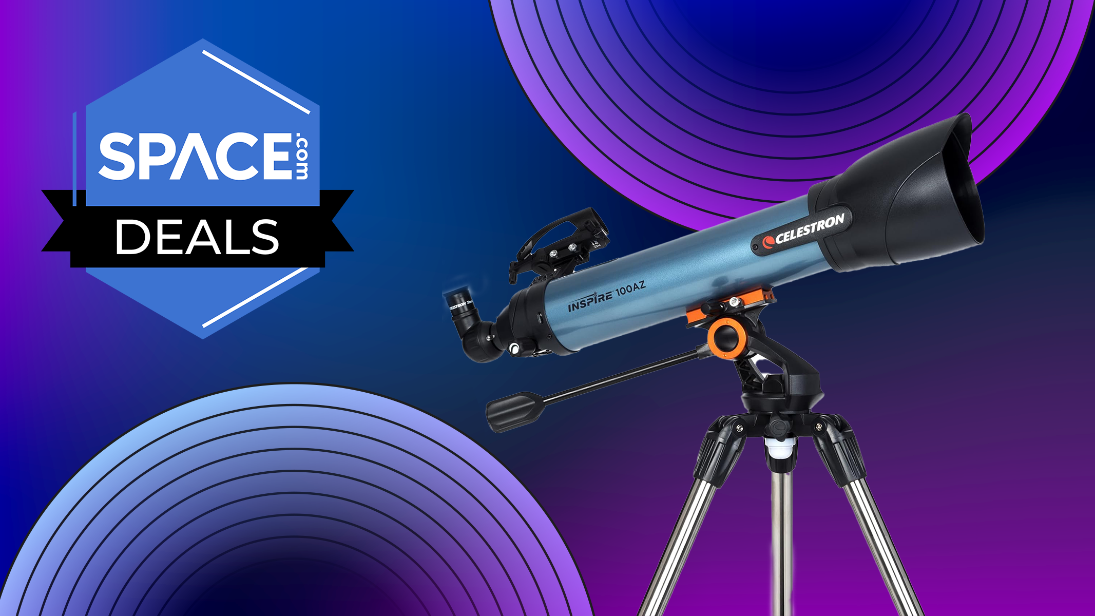 O telescópio para iniciantes Celestron Inspire 100AZ acaba de atingir o melhor preço do ano nesta oferta antecipada da Black Friday