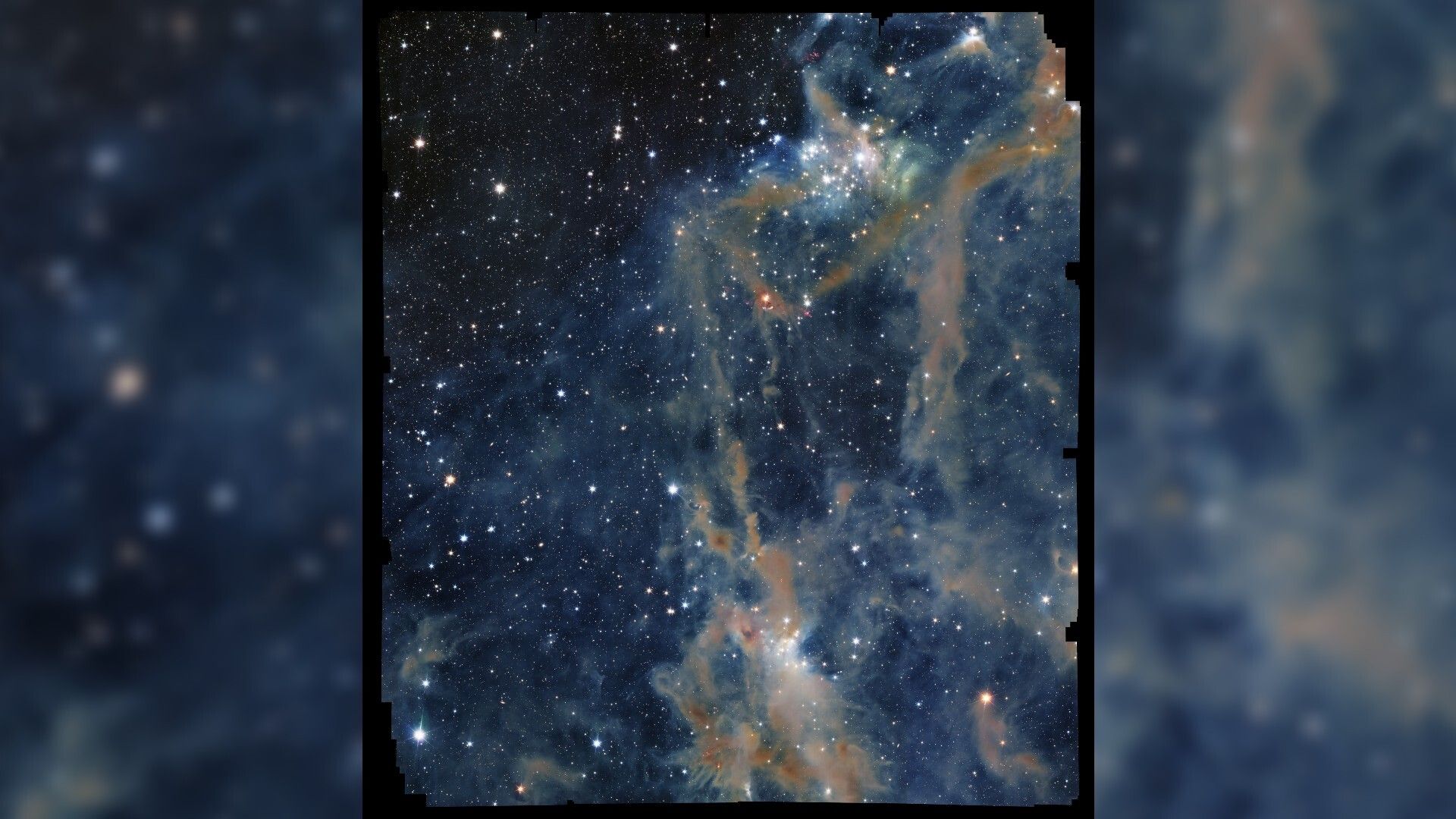 O telescópio espacial Euclides vê uma linda foto da nuvem cósmica do dia em 18 de novembro de 2025