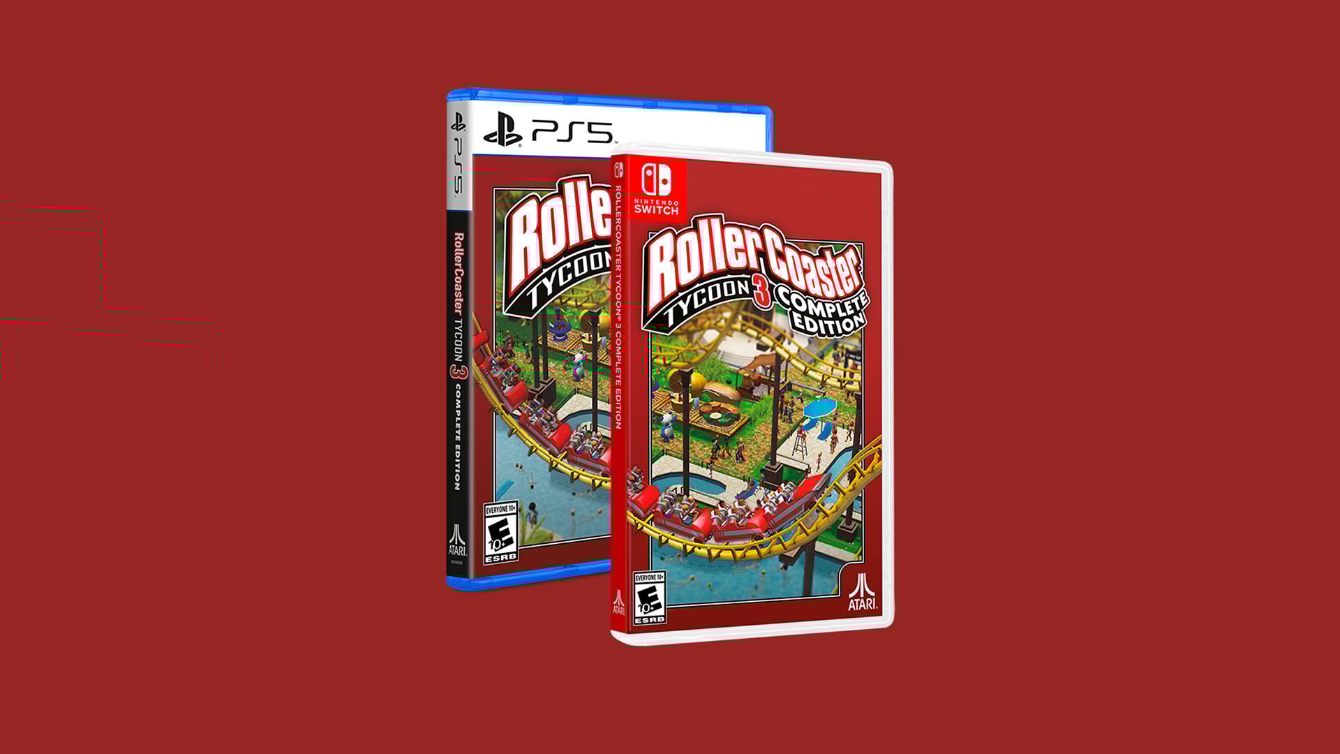 Edição física RollerCoaster Tycoon 3 Complete Edition anunciada para PS5, Switch
