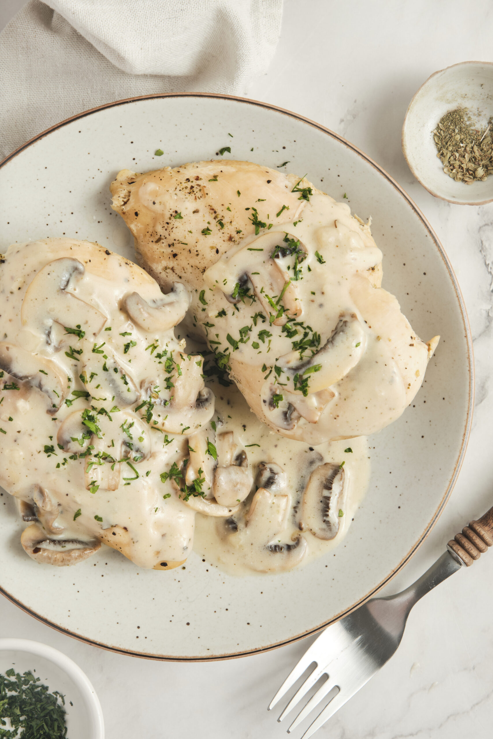 Frango Instantâneo Marsala – Food Faith Fitness