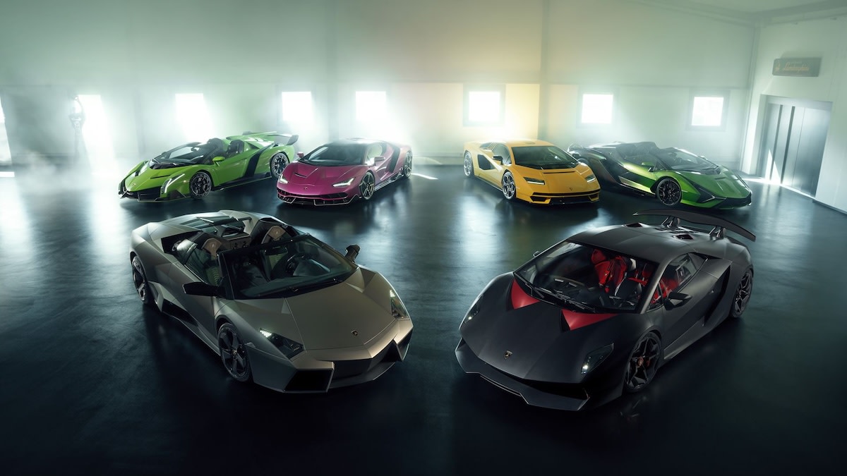Esta é a coleção Lamborghini mais exclusiva do mundo