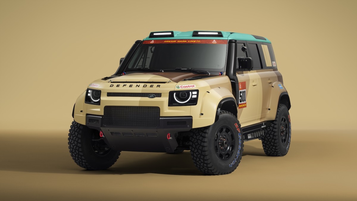 Land Rover retorna a Dakar com um Defender V8 Twin-Turbo com ‘Modo Voo’