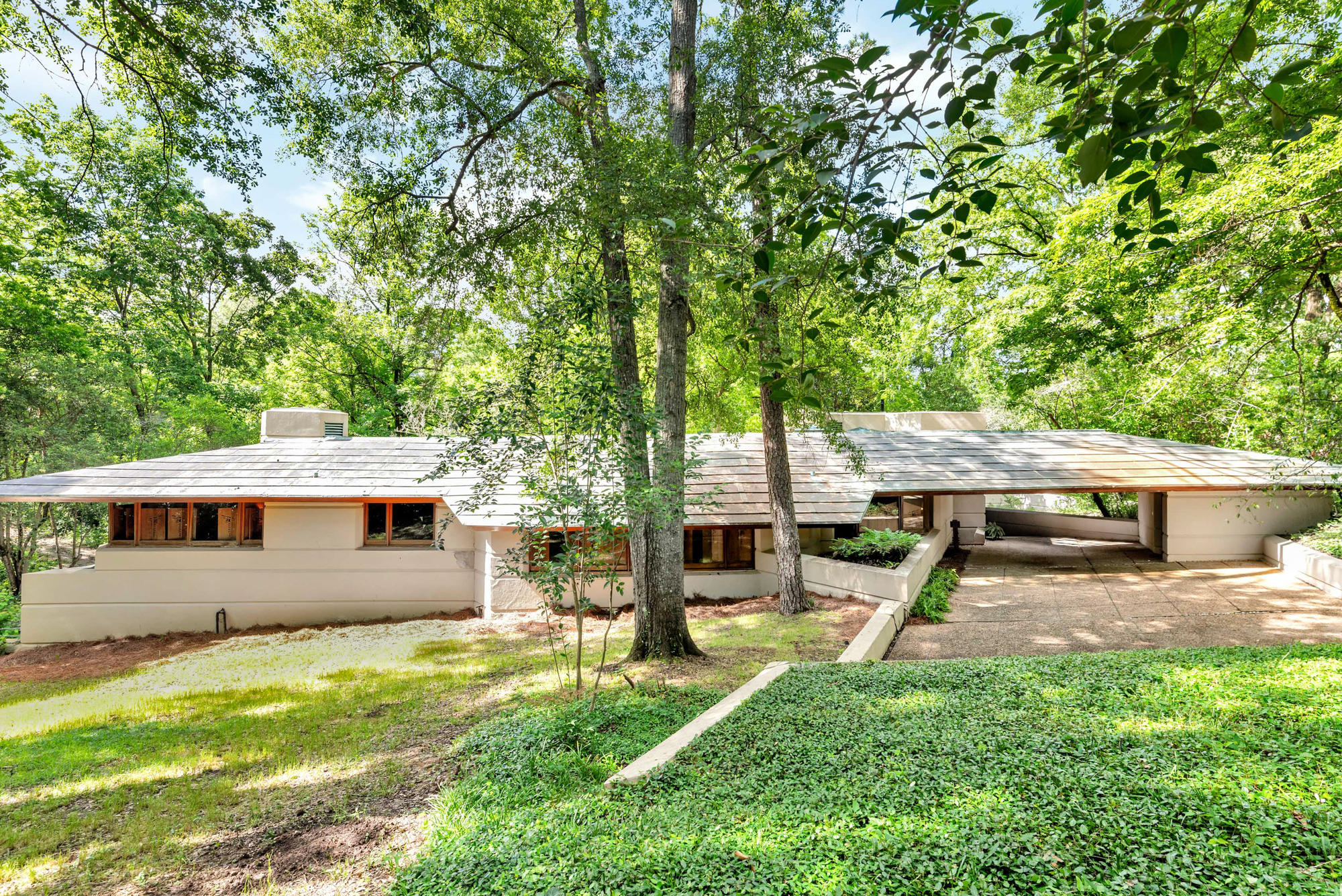 Residência Fountainhead de Frank Lloyd Wright comprada pelo Museu de Arte do Mississippi e preparada para visitas públicas