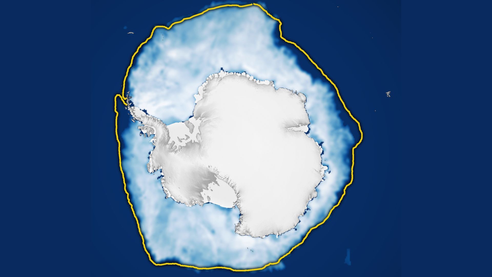 Satélite vê o gelo da Antártica encolher para a terceira foto máxima mais baixa de todos os tempos, em 24 de novembro de 2025