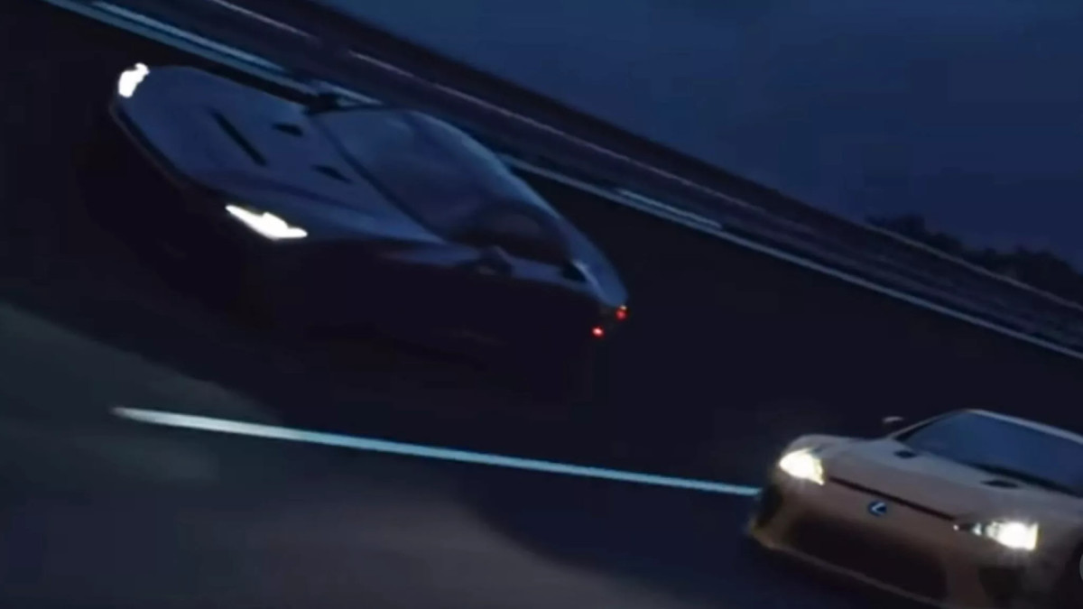 Sucessor do Lexus LFA provocado com um emblema Toyota e o nome GR GT