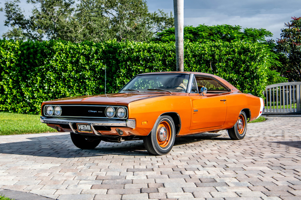 Raro Dodge Charger 500 Hemi 1969 em perfeitas condições para venda com 50.841 milhas