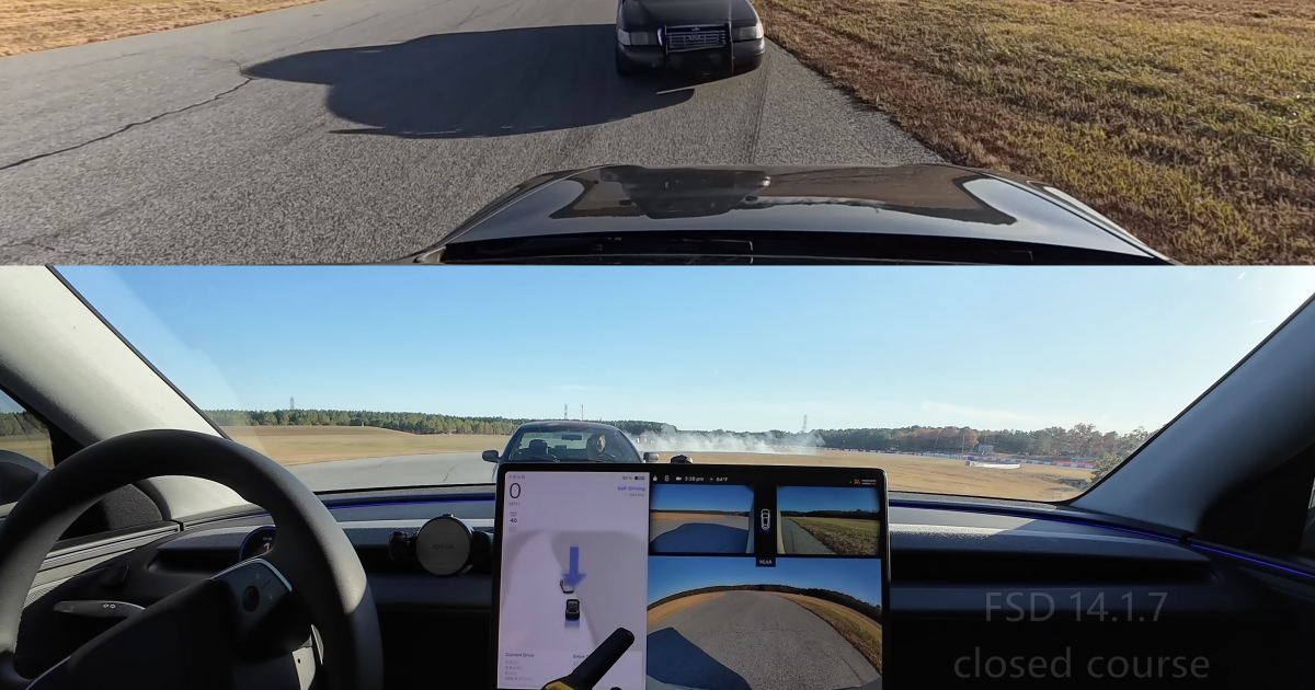 Veja como um Tesla com Full Self-Driving lida com a saída da estrada