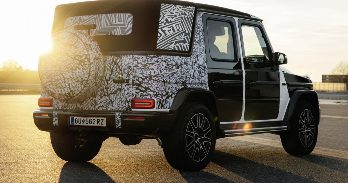 Mercedes-Benz Classe G Cabriolet sendo preparado como uma ‘edição especial’