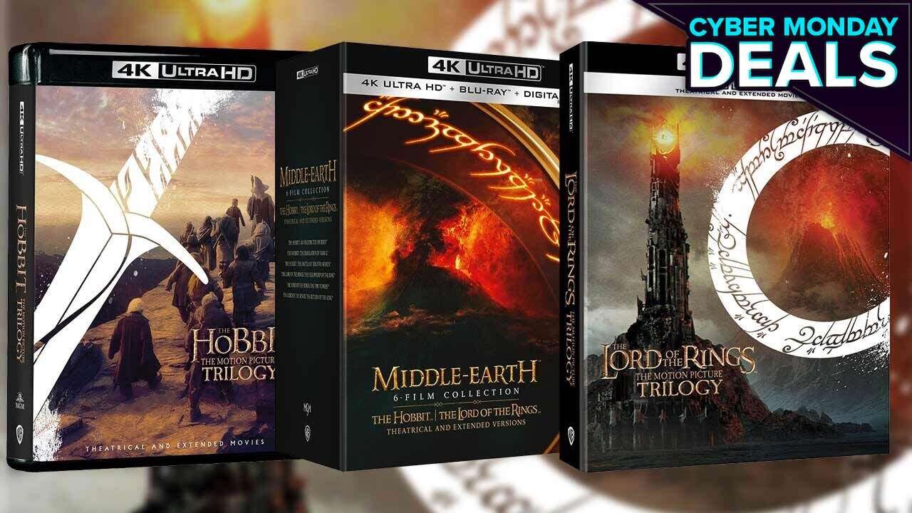 A coleção Blu-Ray 4K de 6 filmes da Terra Média custa US $ 100 na Cyber ​​​​Monday