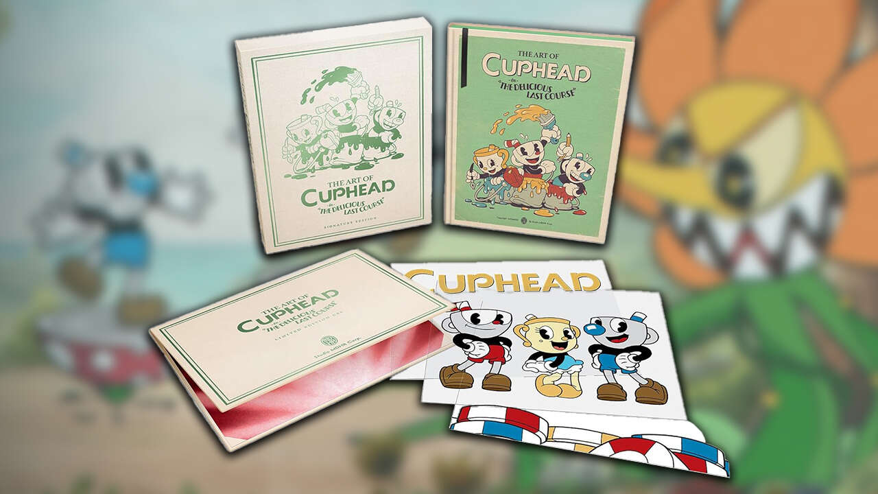 O livro de arte Cuphead Deluxe Edition tem mais de 60% de desconto na Amazon