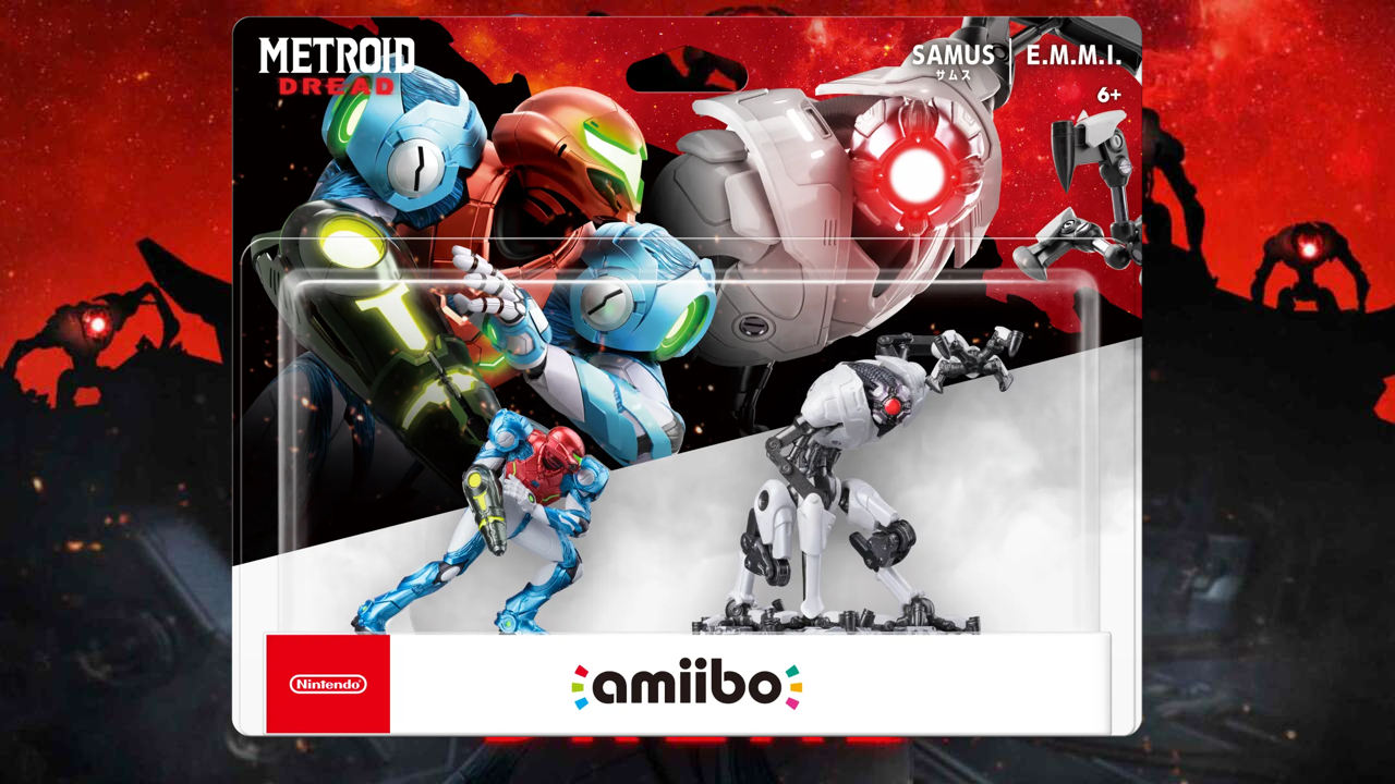 Metroid Dread Amiibo 2-Pack reabastecido na Amazon por US $ 25