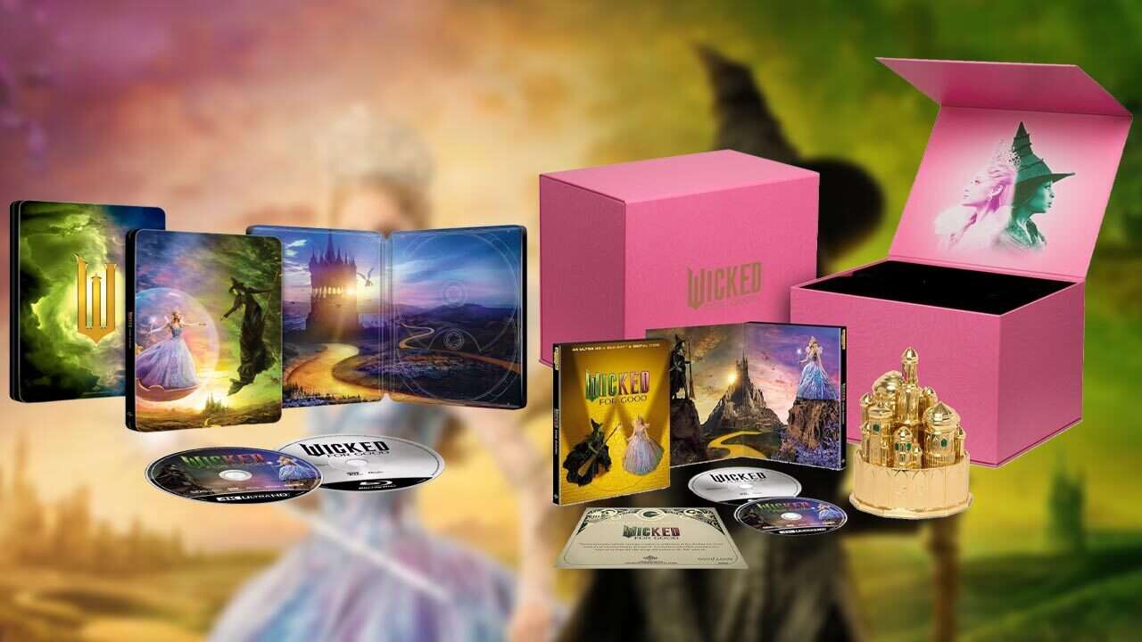 Confira Wicked: For Good Blu-Rays 4K de edição limitada