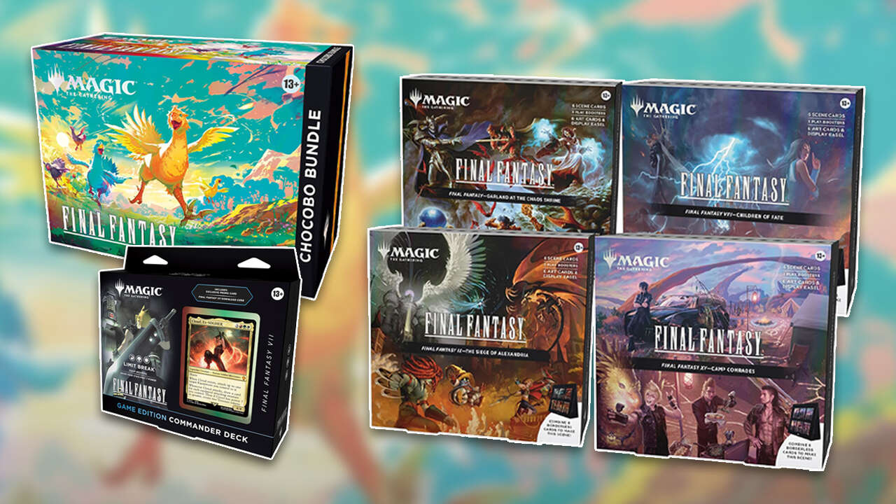 Magic: The Gathering Final Fantasy Chocobo Bundle e Scene Boxes reabastecidos no dia do lançamento