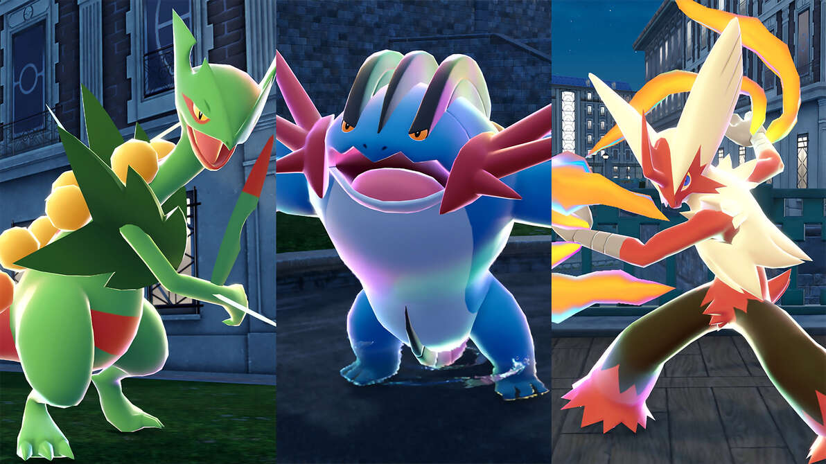 Pokémon Legends: ZA está adicionando Hoenn Starter Mega Stones como recompensas classificadas