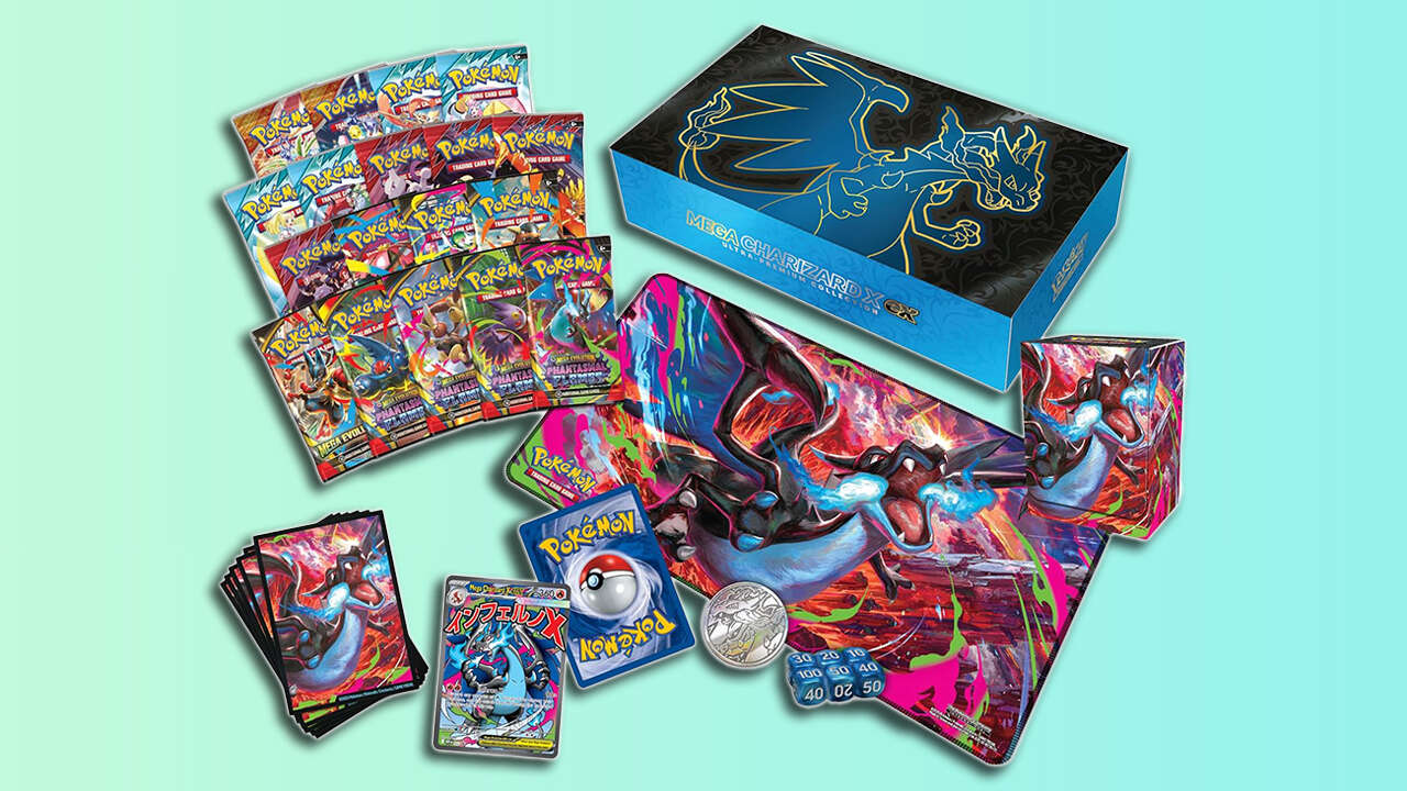 Coleção Pokémon TCG Mega Charizard Ultra-Premium reabastecida com redução de preço de US $ 50 na Amazon