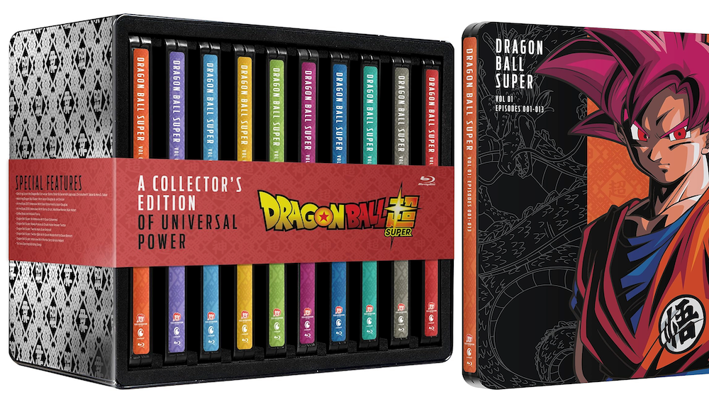 Dragon Ball Super Complete Series tem 50% de desconto e vem com 10 caixas de Steelbook