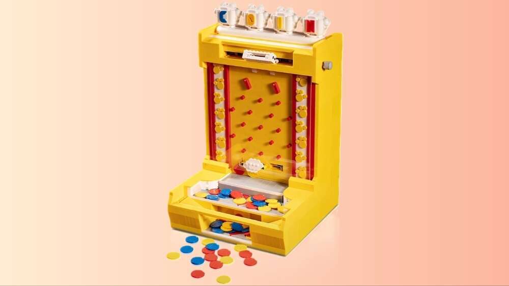 Este conjunto de construção de jogo de arcade motorizado pode ser um divertido presente de Natal