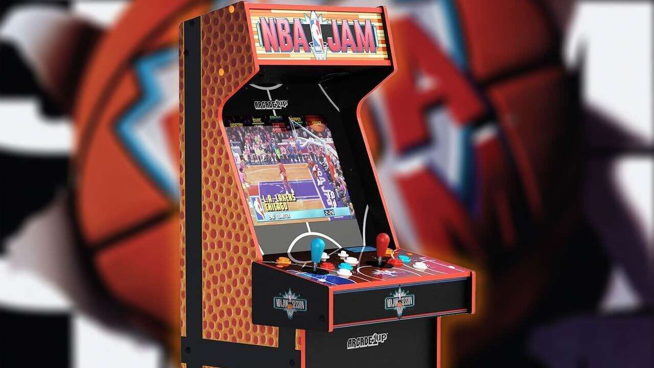 Gabinete de arcade NBA Jam Deluxe à venda pelo menor preço de todos os tempos na Amazon