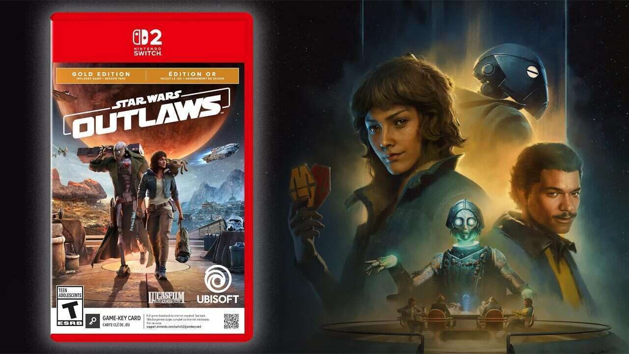 Star Wars Outlaws Gold Edition para Switch 2 tem 50% de desconto na Amazon
