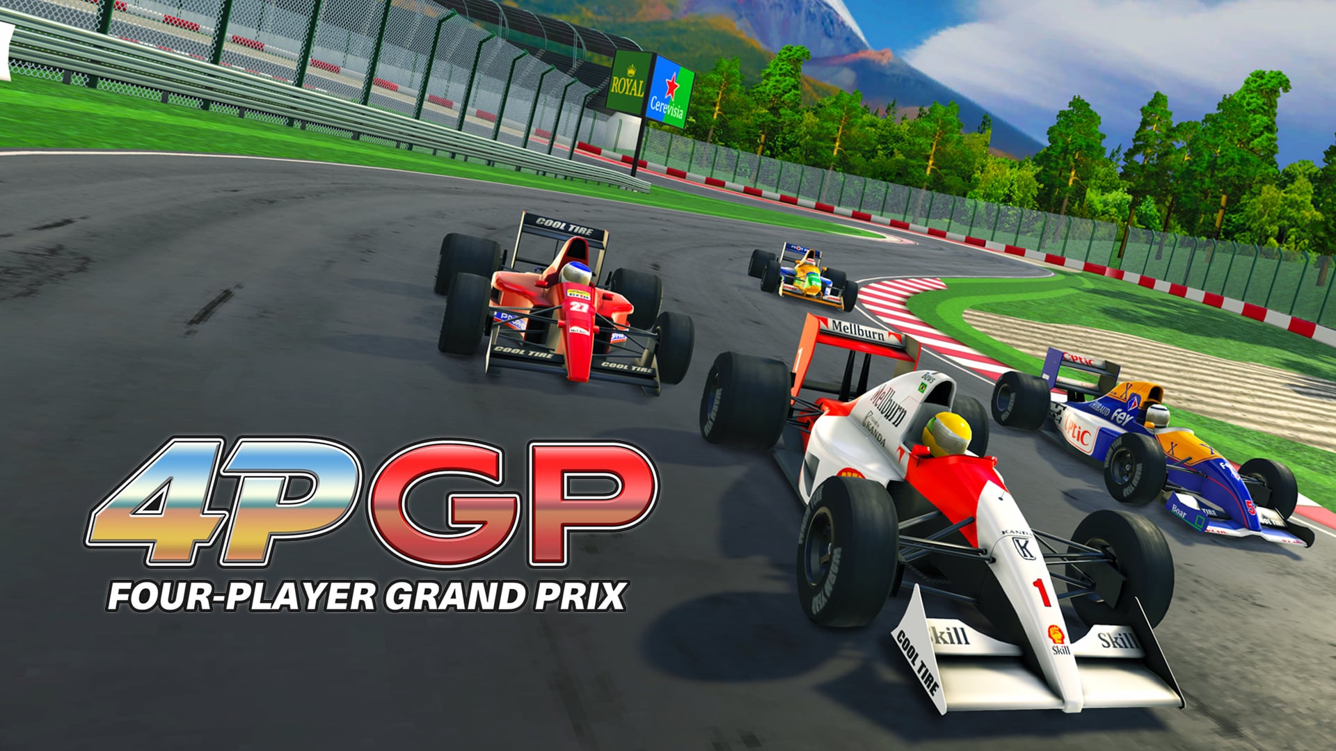Jogo de corrida arcade 4PGP Four-Player Grand Prix anunciado para Switch 2, Switch e PC