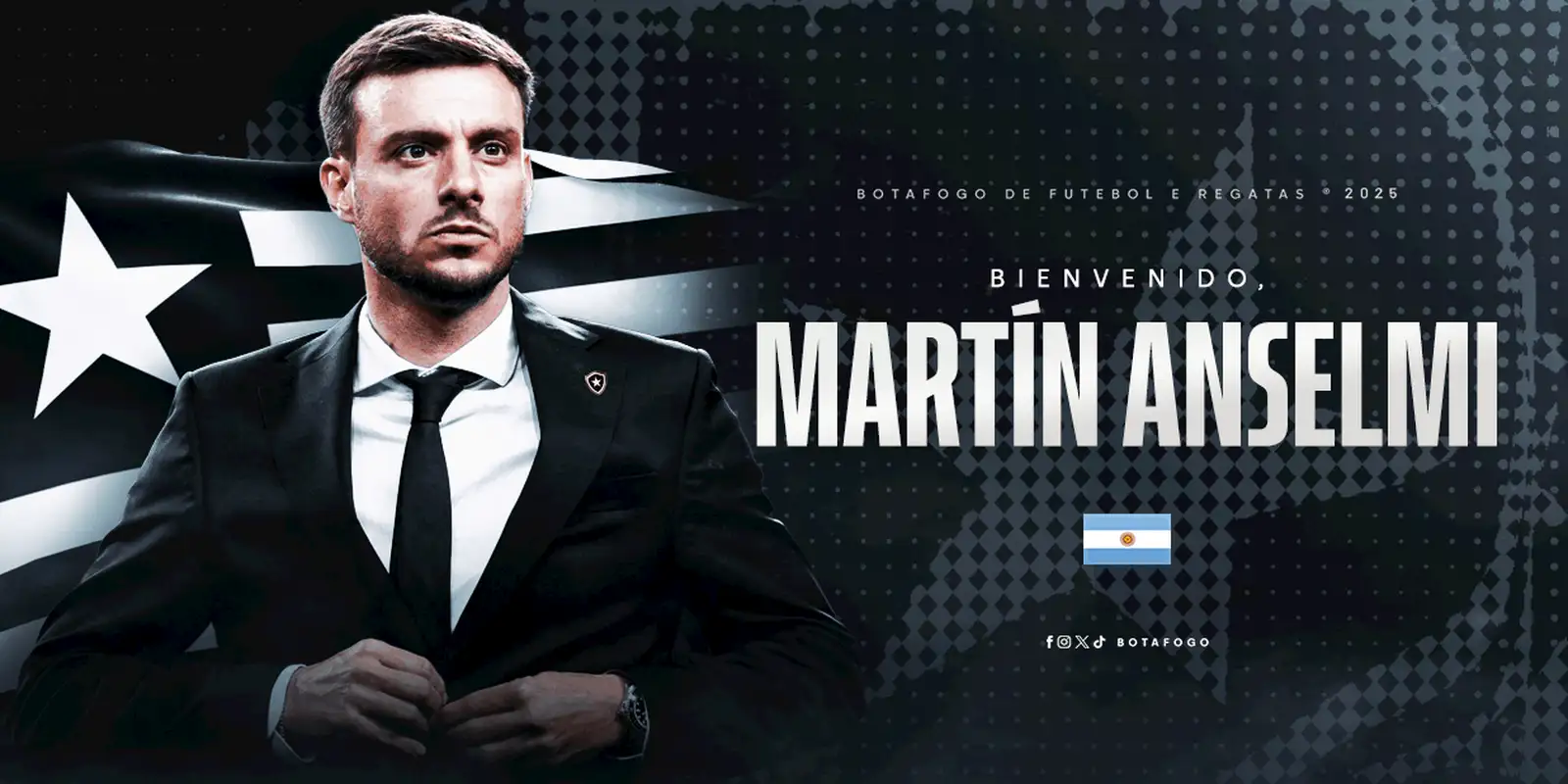 Botafogo anuncia contratação do técnico Martín Anselmi