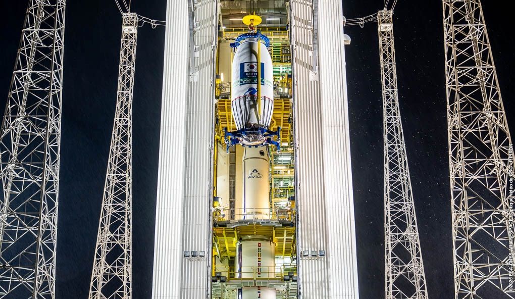 Veja o foguete europeu Vega C lançar um avançado satélite coreano de observação da Terra em órbita hoje