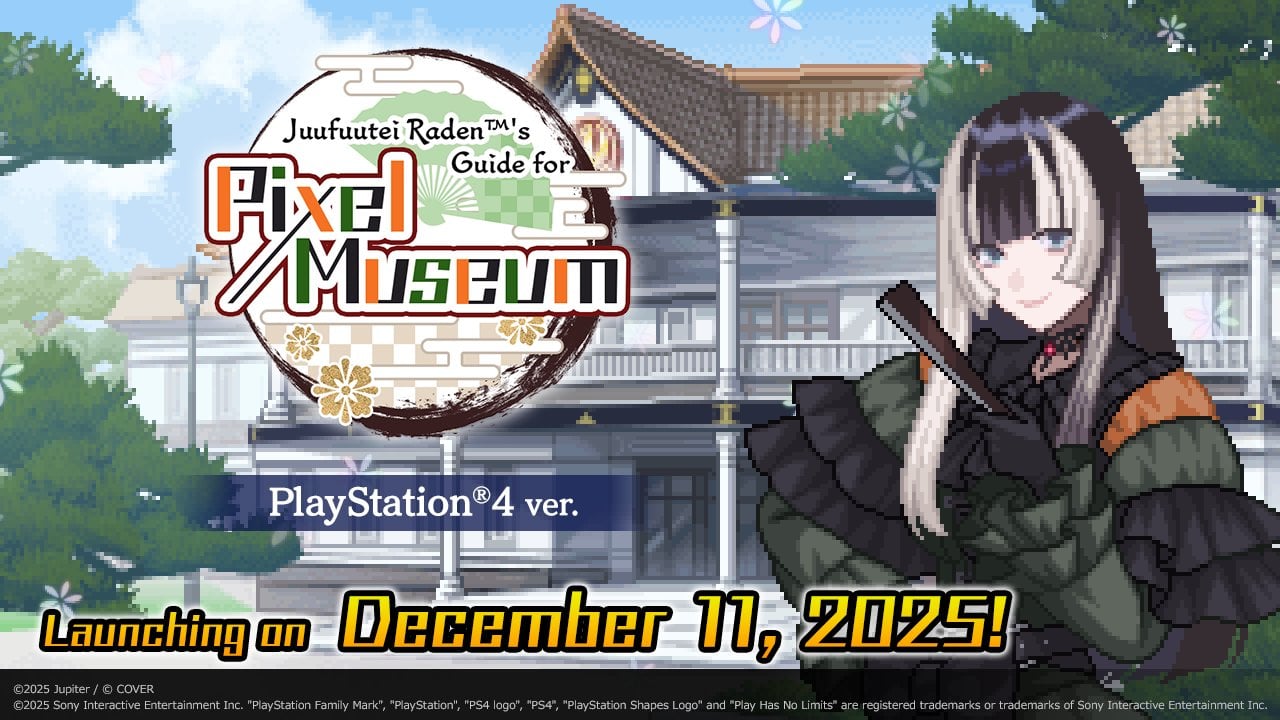 Guia de Juufuutei Raden para Pixel Museum chegando ao PS4 em 10 de dezembro, Xbox Series e Xbox One mais tarde