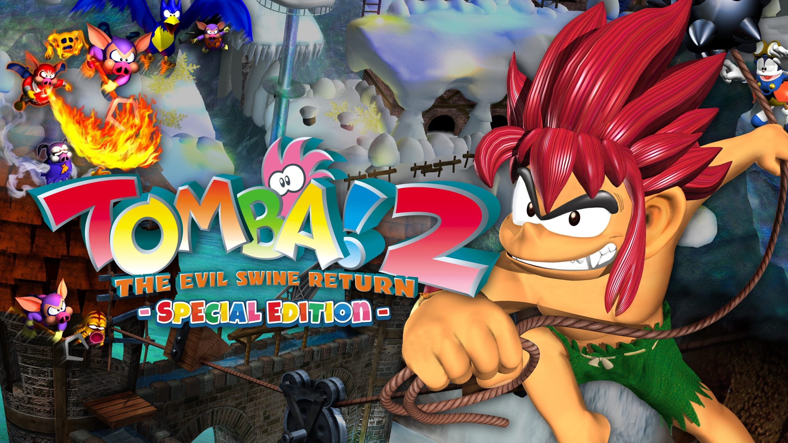 Tomba! 2: The Evil Swine Return Special Edition adiciona versão Switch 2, lança em 15 de dezembro