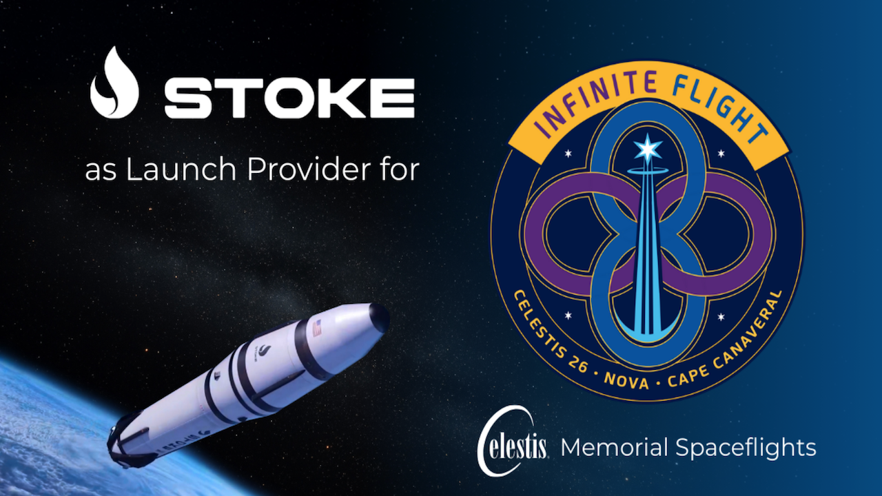 Celestis reserva foguete Stoke Space para o segundo voo memorial no espaço profundo para restos humanos