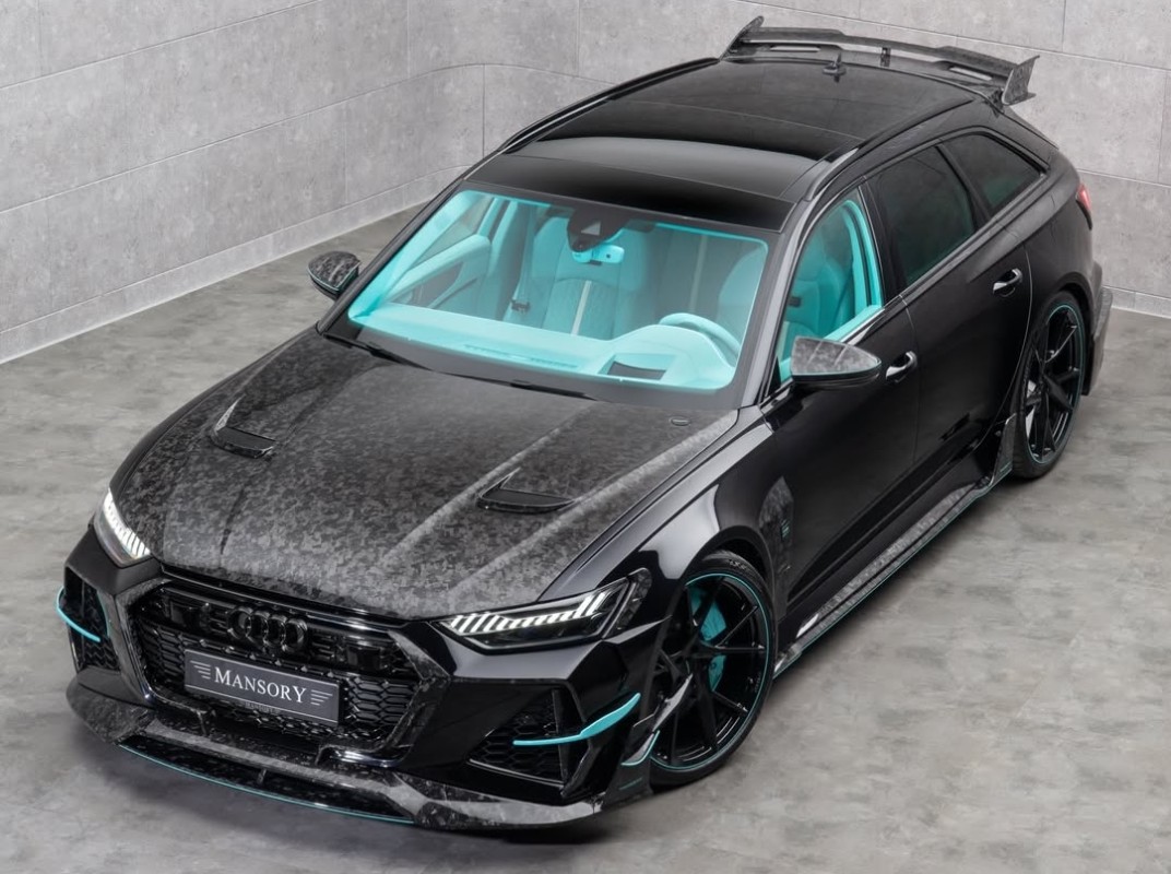 O novo Audi RS6 Avant de 1.085 HP da Mansory pode parecer muito pior