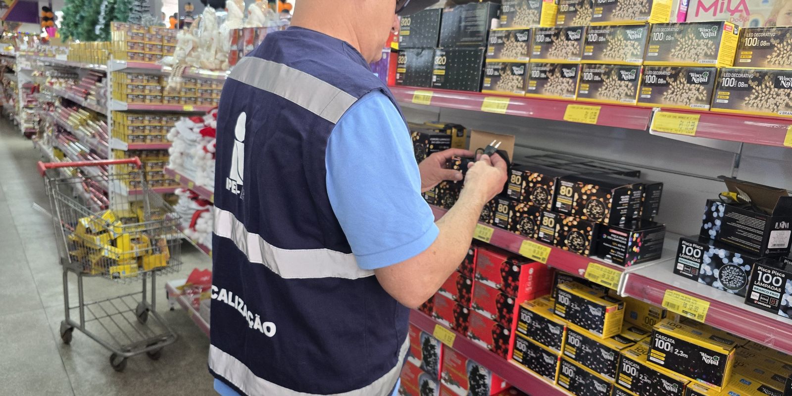 Natal Seguro: Inmetro flagra 90 mil produtos com irregularidades