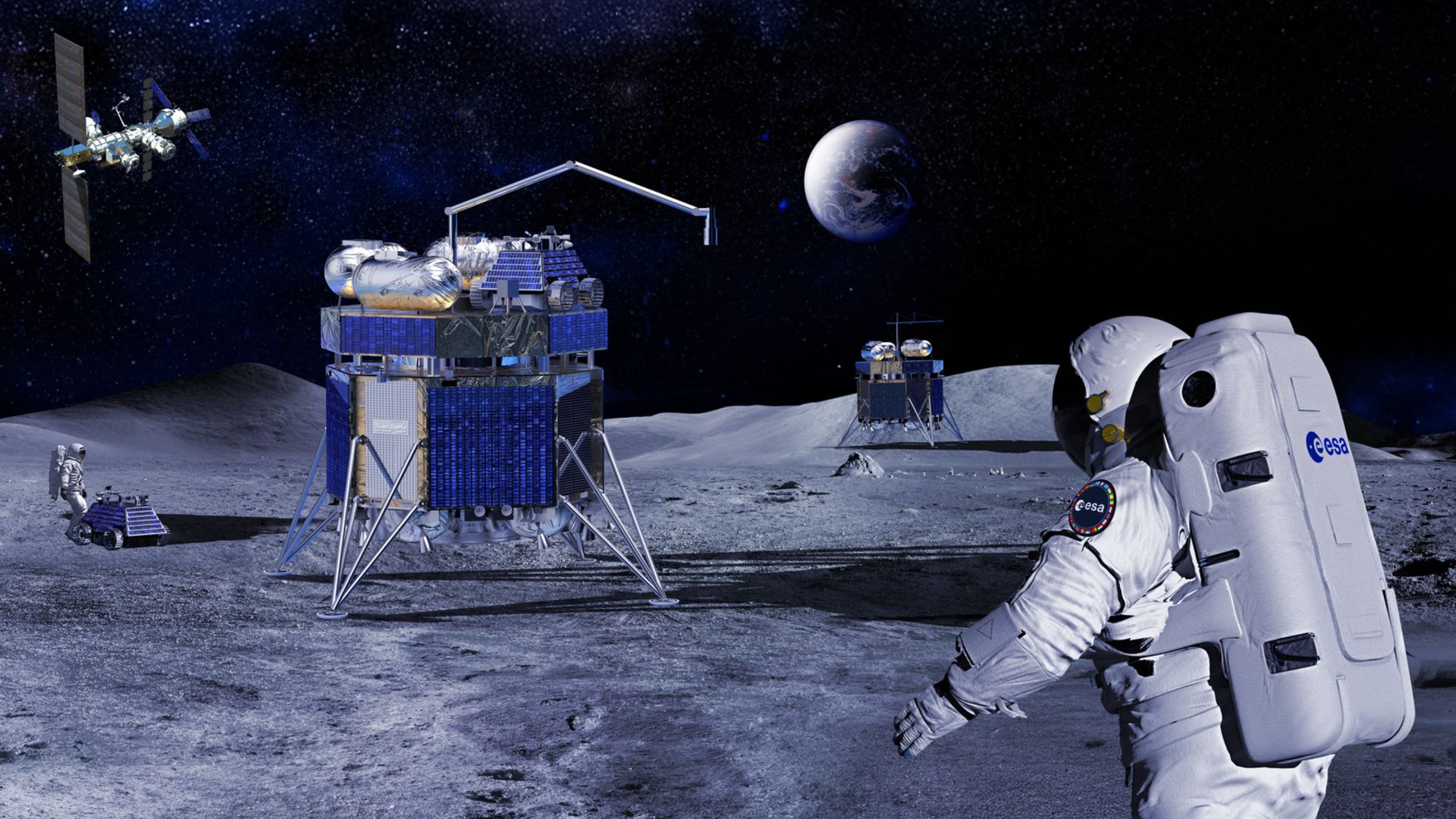 Europa escolhe empresas para ajudar a construir o módulo lunar Argonaut