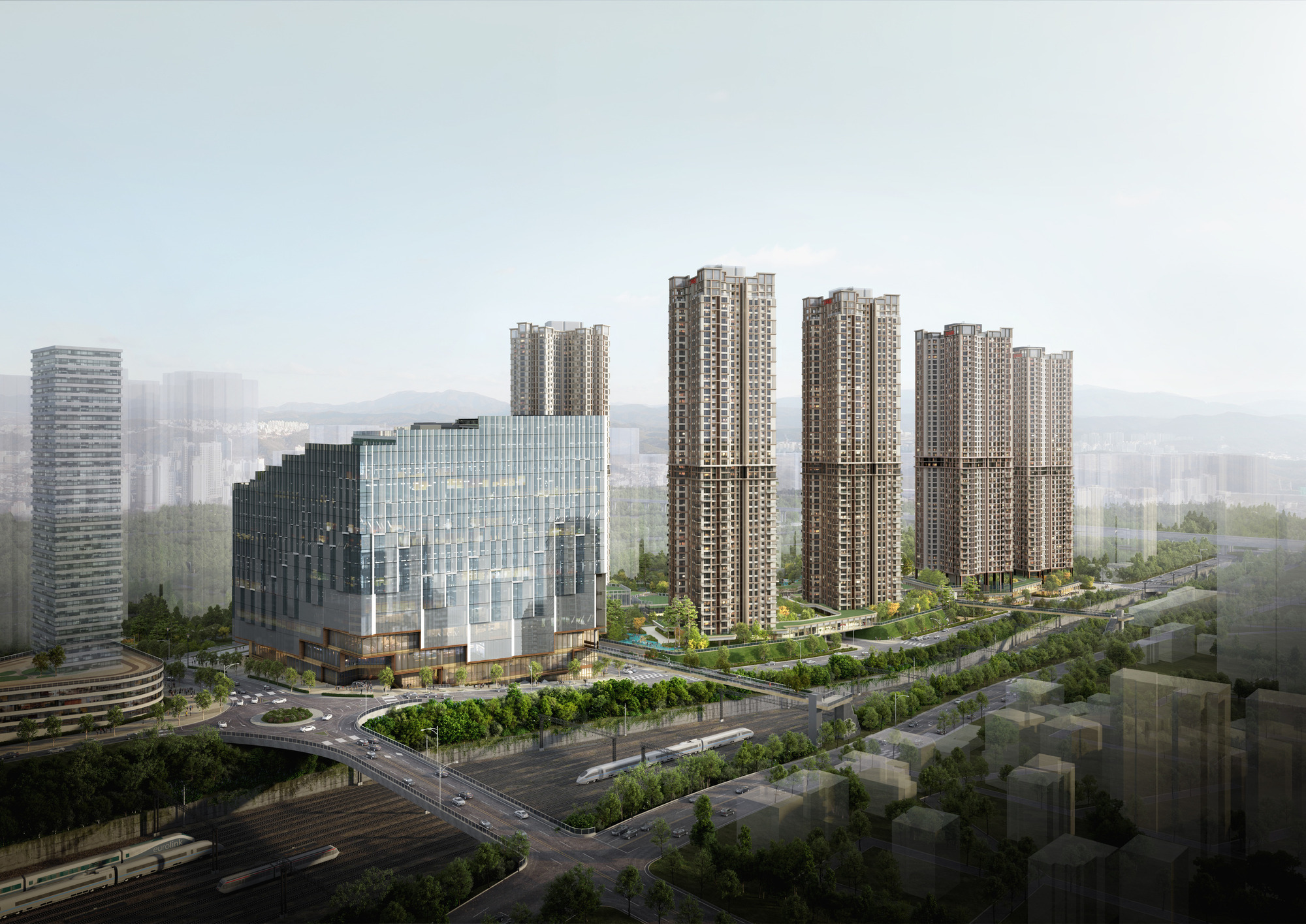 UNS projeta um plano diretor de cidade acessível a pé em 10 minutos para vida multigeracional em Seul, Coreia do Sul