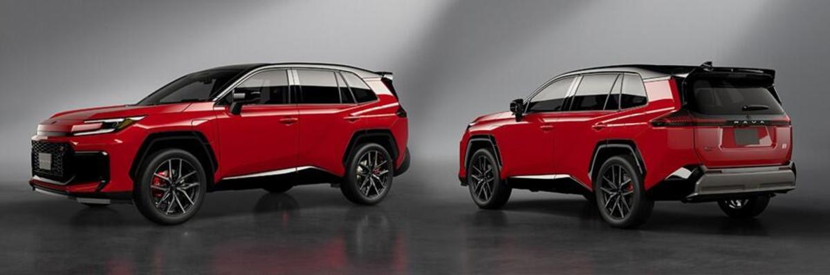 O novo Toyota RAV4 já está recebendo tratamento no salão de automóveis de Tóquio