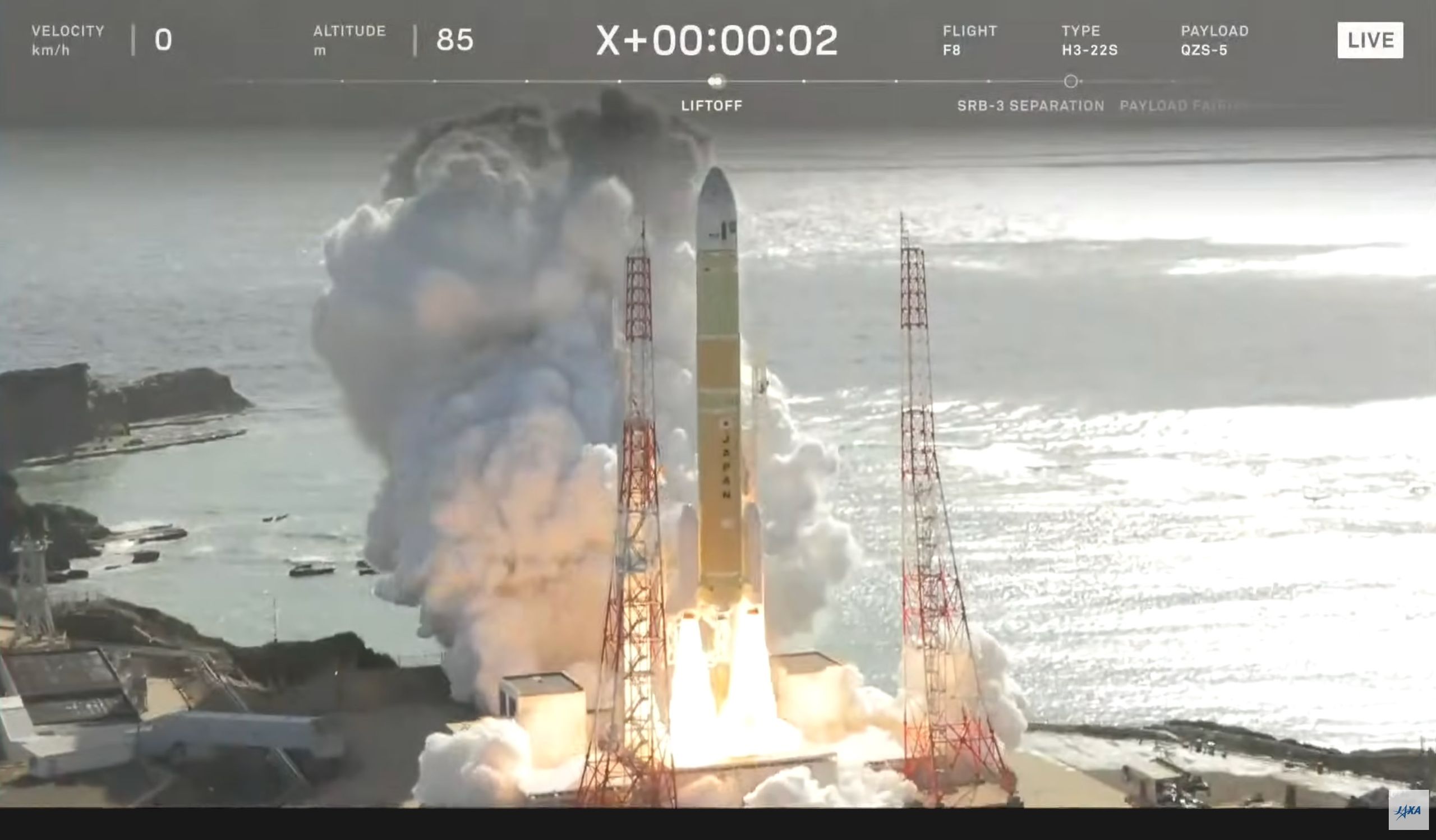 Foguete japonês H3 falha durante lançamento de satélite de navegação
