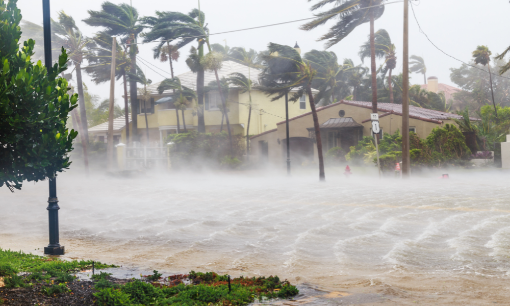 Tempestades dispendiosas, mesmo sem furacões