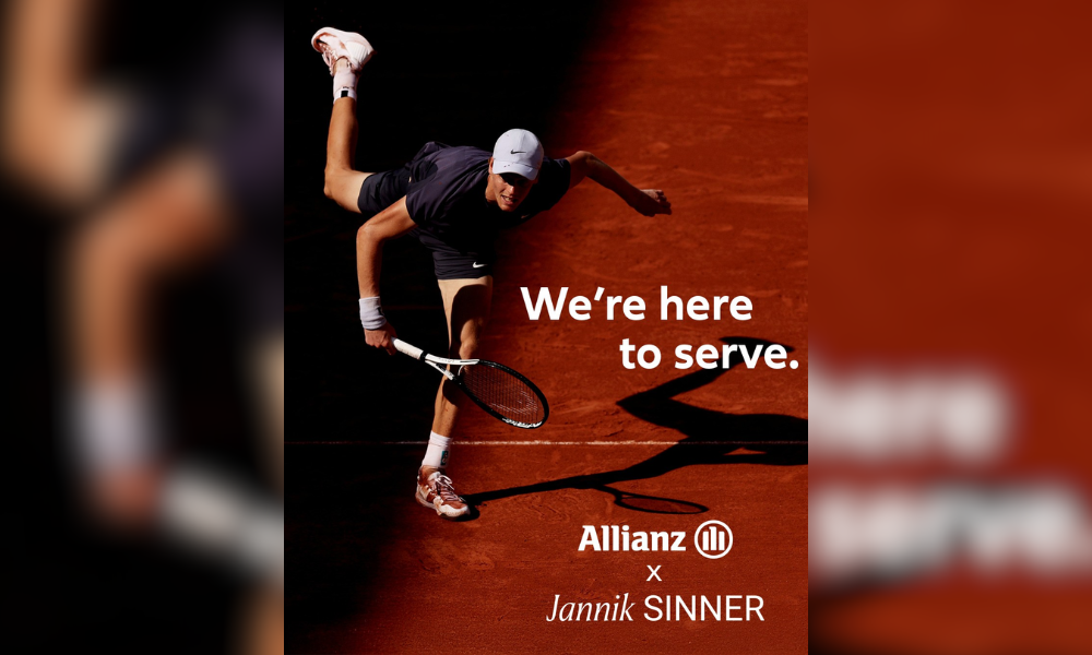 Allianz contrata Jannik Sinner, número dois do mundo do tênis, como embaixador global da marca
